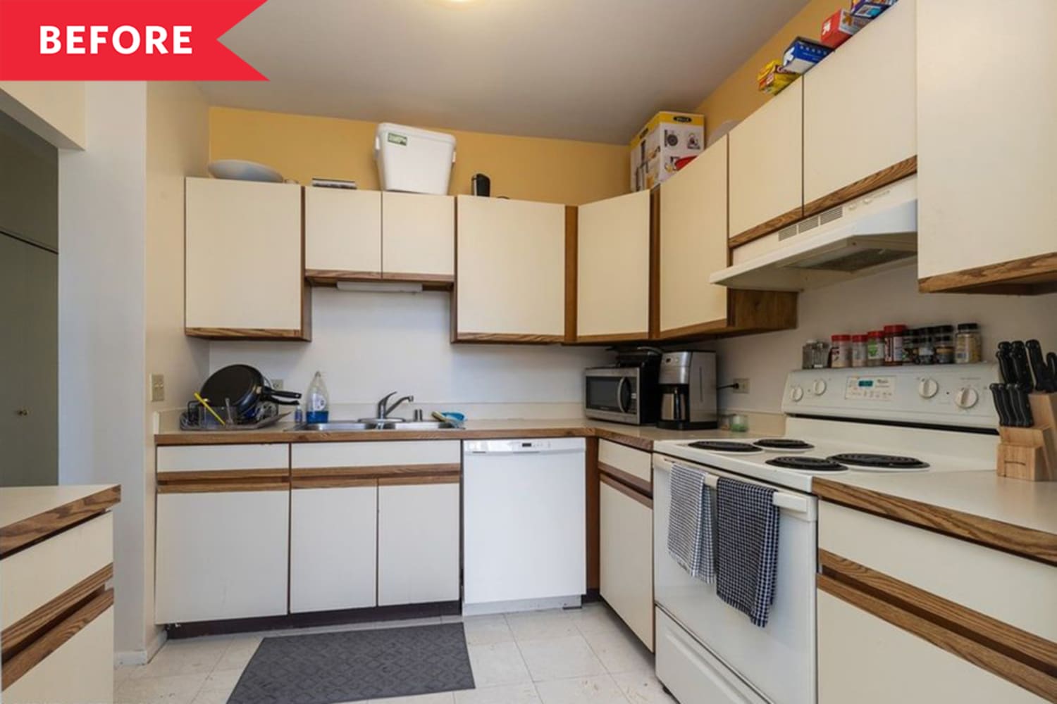 Modern Black and White Kitchen and Dining Room Makeover Inspiration